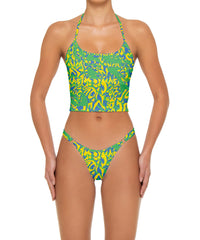 BSWS-T159 Halter Binded Tankini Top