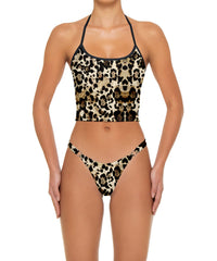 BSWS-T159 Halter Binded Tankini Top