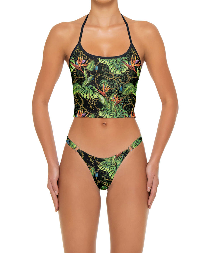 BSWS-T159 Halter Binded Tankini Top