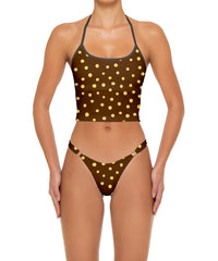 BSWS-T159 Halter Binded Tankini Top