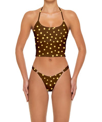 BSWS-B159 O-Ring Mid Rise Bikini Bottom
