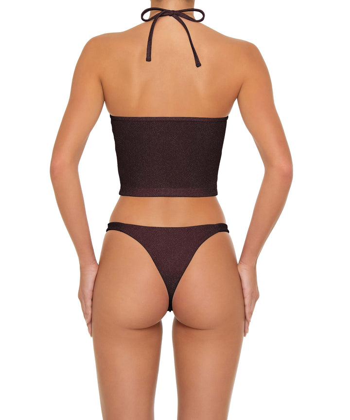 BSWS-T159 Halter Binded Tankini Top