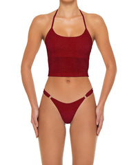 BSWS-B159 O-Ring Mid Rise Bikini Bottom