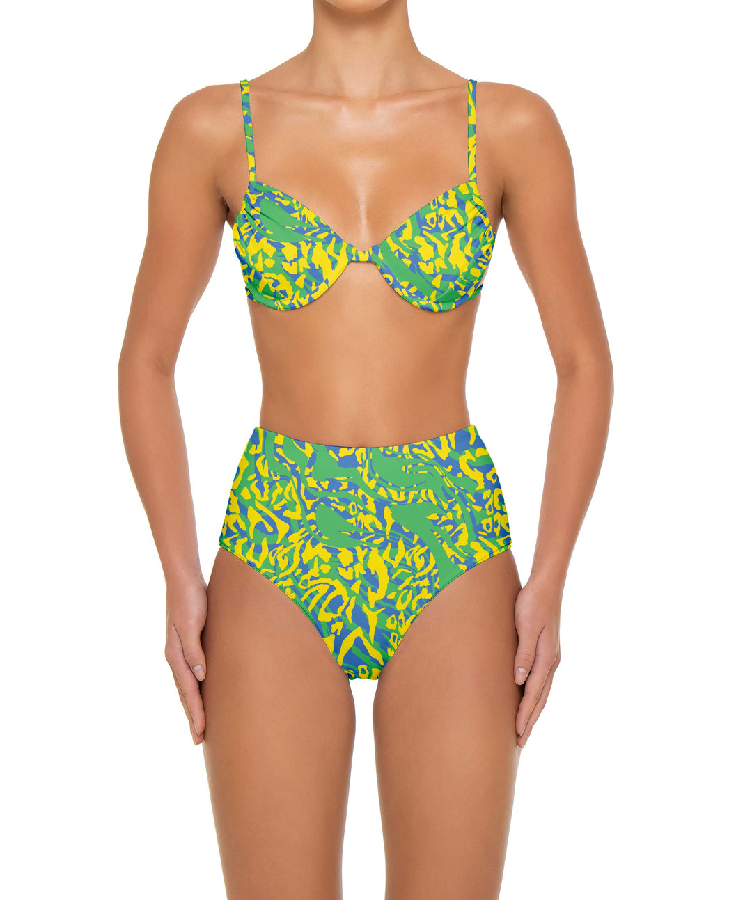 BSWS-T160 Underwired Ruched Bikini Top