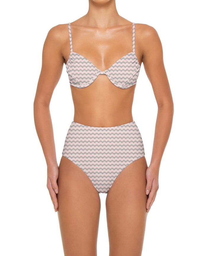 BSWS-T160 Underwired Ruched Bikini Top