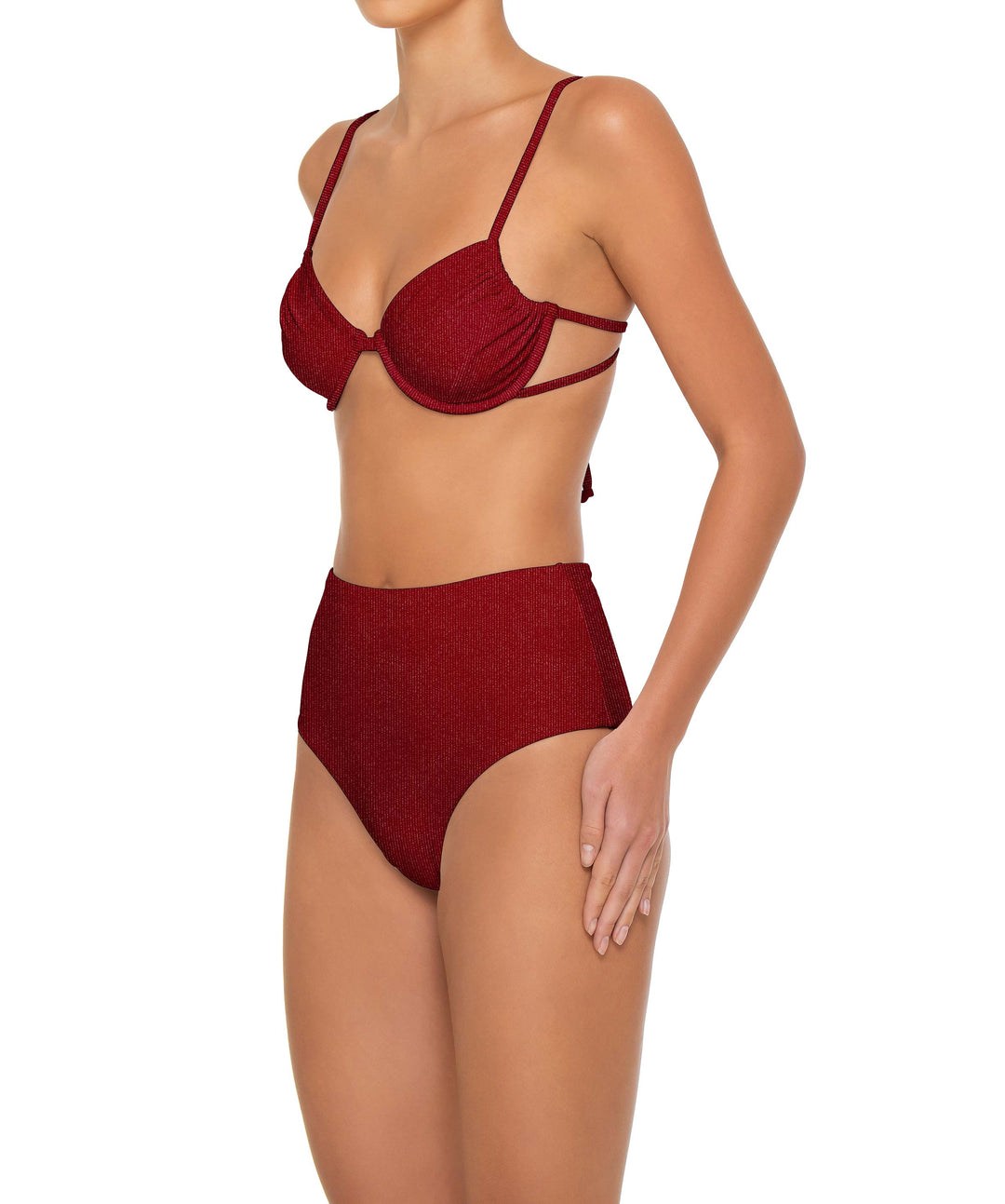 BSWS-T160 Underwired Ruched Bikini Top