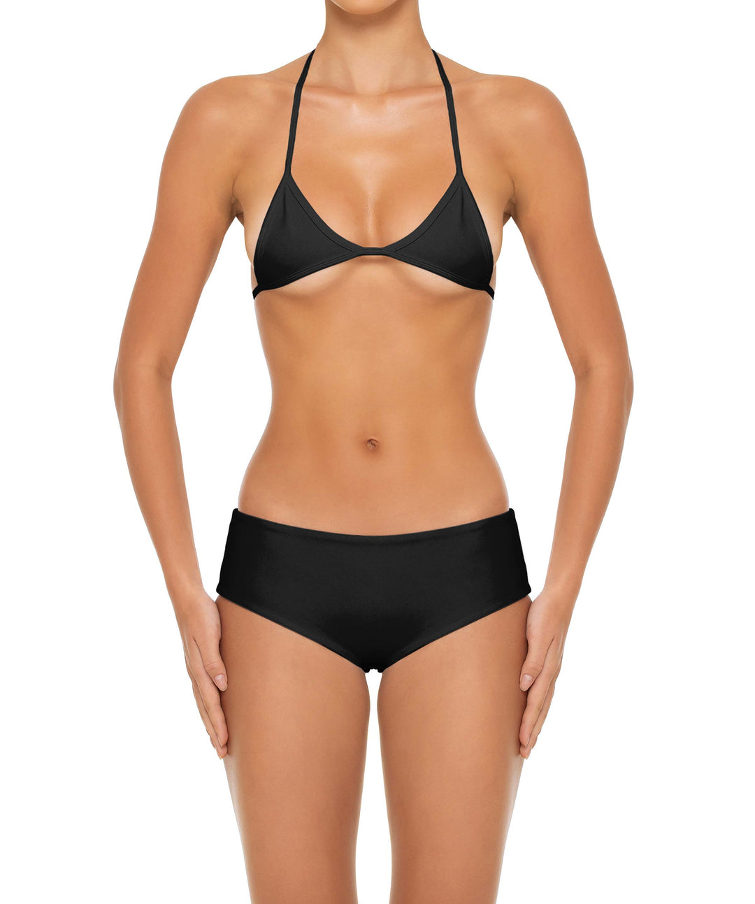 BSWS-T161 Micro Diamond Binded Bikini Top
