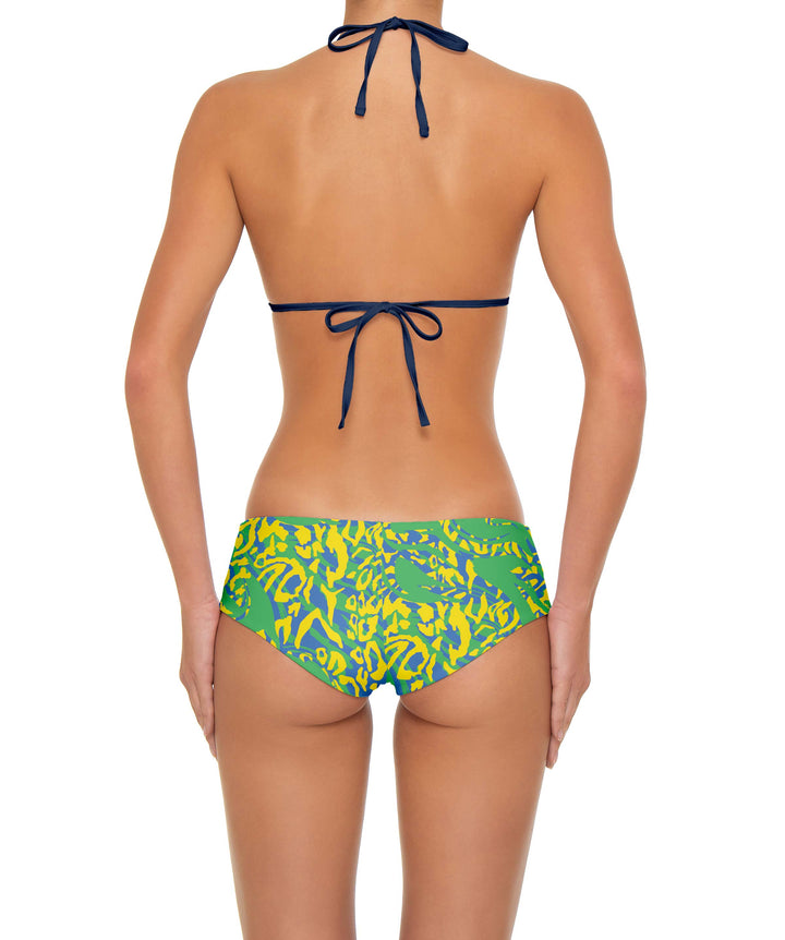 BSWS-T161 Micro Diamond Binded Bikini Top