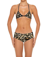 BSWS-T161 Micro Diamond Binded Bikini Top
