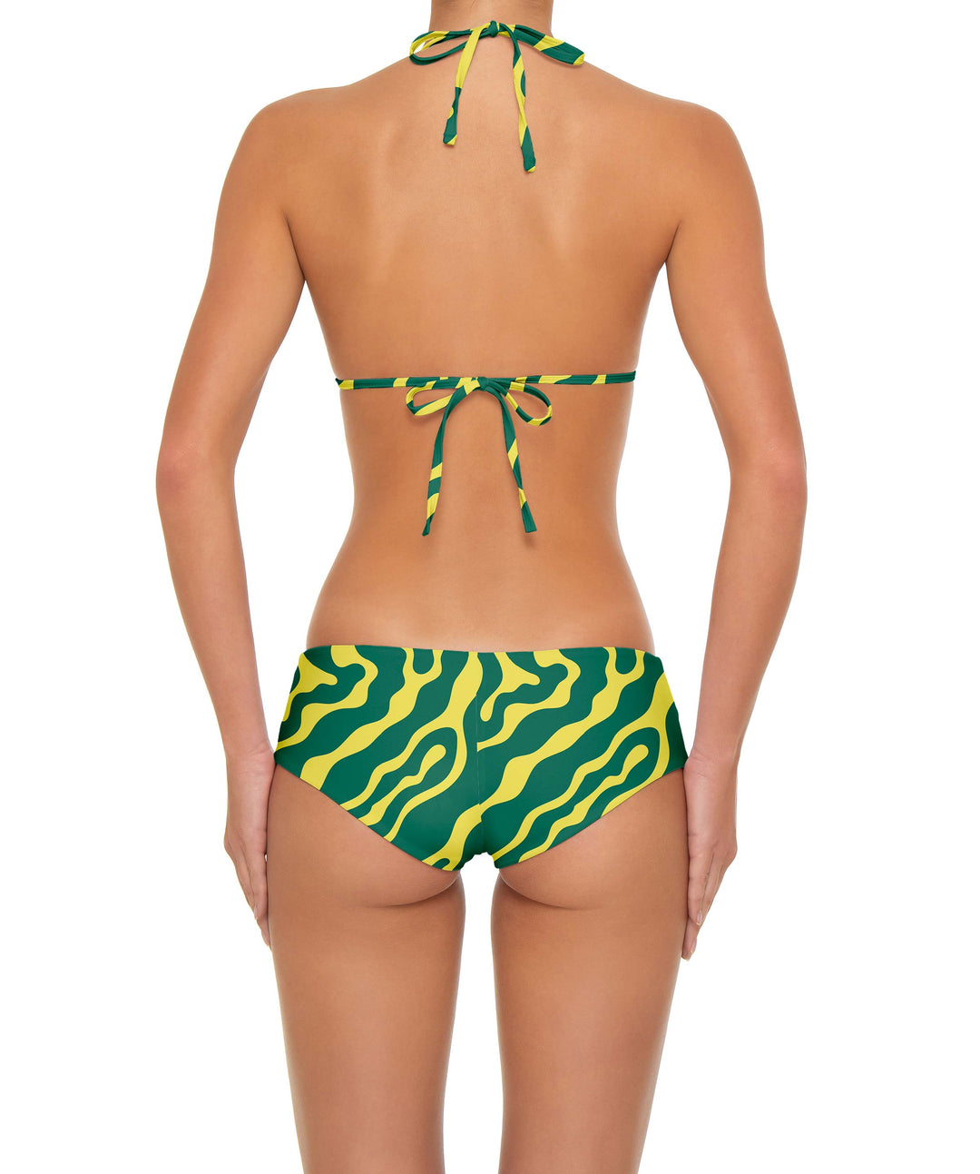 BSWS-T161 Micro Diamond Binded Bikini Top