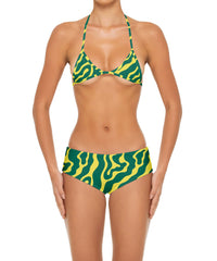 BSWS-T161 Micro Diamond Binded Bikini Top