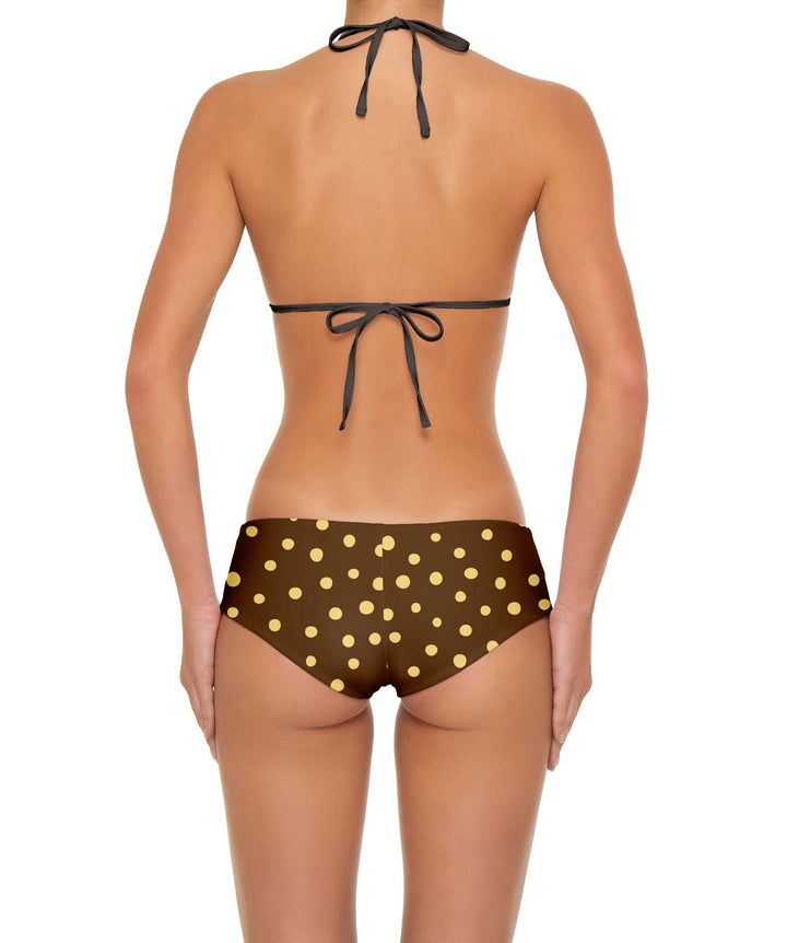 BSWS-T161 Micro Diamond Binded Bikini Top