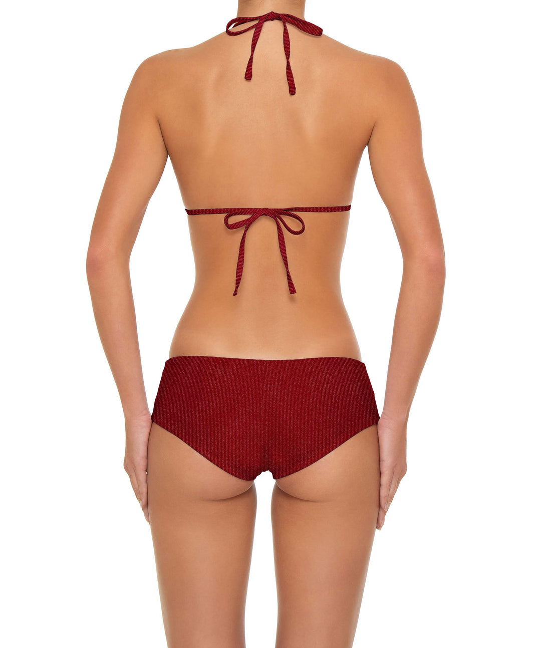 BSWS-T161 Micro Diamond Binded Bikini Top