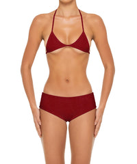 BSWS-T161 Micro Diamond Binded Bikini Top