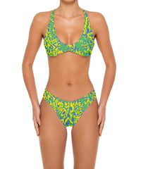 BSWS-T163 Plunge Criss Cross Bikini Top