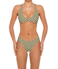 BSWS-T163 Plunge Criss Cross Bikini Top