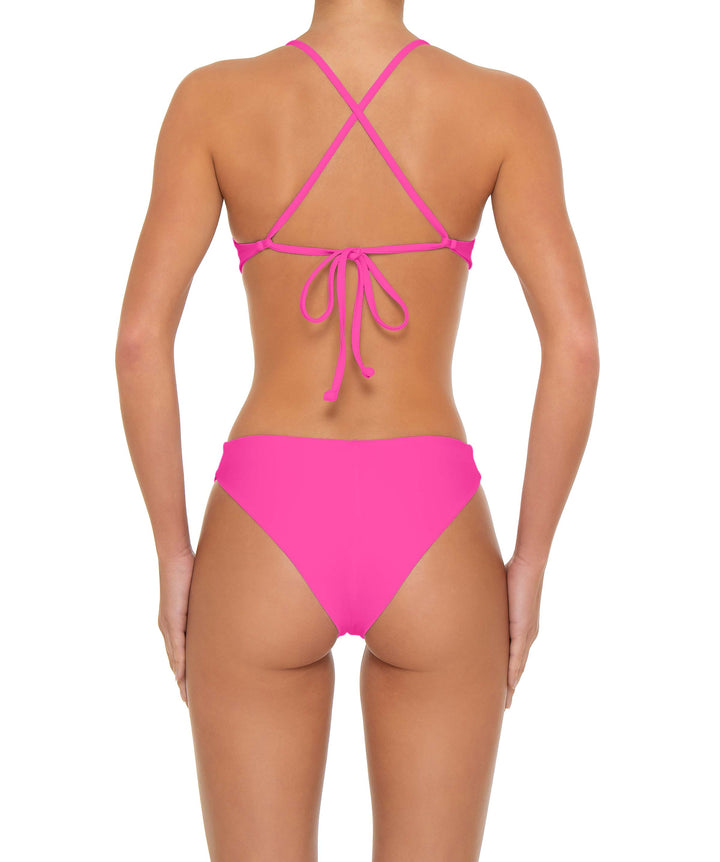 BSWS-T163 Plunge Criss Cross Bikini Top