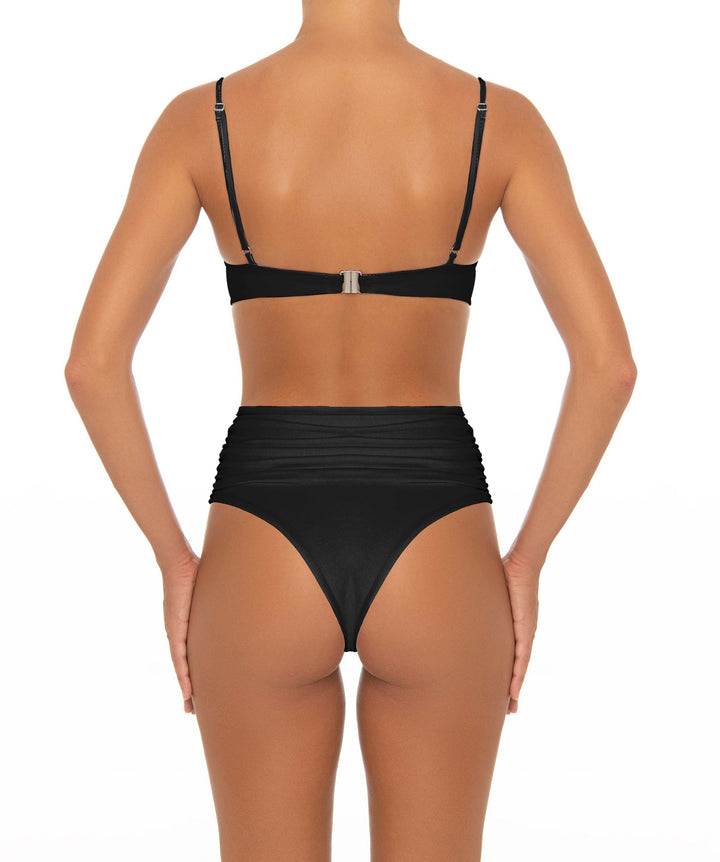 BSWS-T164 Underwire Shirred Cup Bikini Top