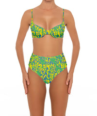 BSWS-T164 Underwire Shirred Cup Bikini Top