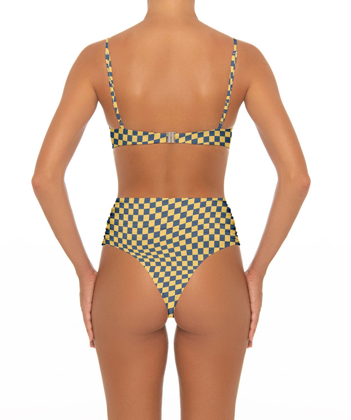 BSWS-T164 Underwire Shirred Cup Bikini Top