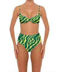 BSWS-T164 Underwire Shirred Cup Bikini Top