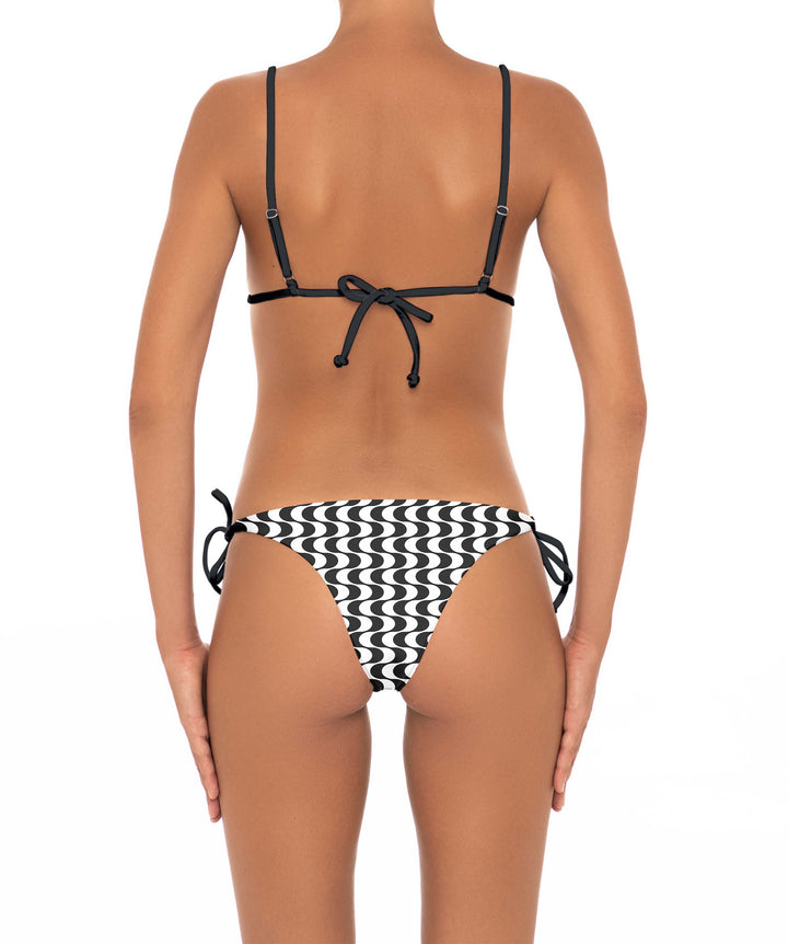 BSWS-B21 Low Rise Ring Side Tie Bikini Bottom