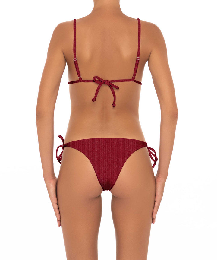 BSWS-B21 Low Rise Ring Side Tie Bikini Bottom
