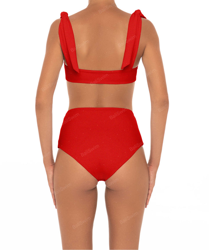 BSWS-T26 Tie Shoulder Bikini Top