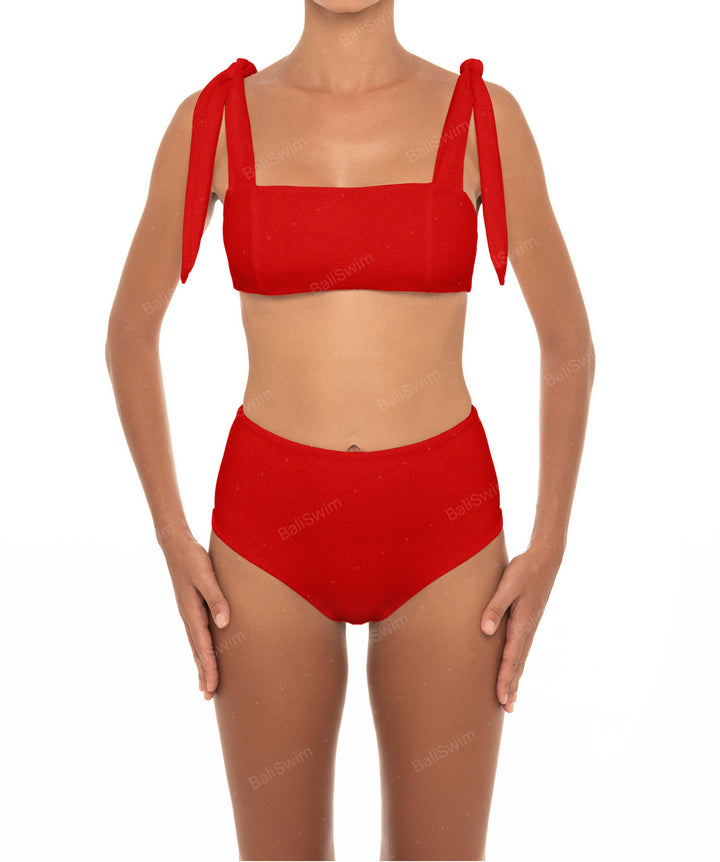 BSWS-T26 Tie Shoulder Bikini Top