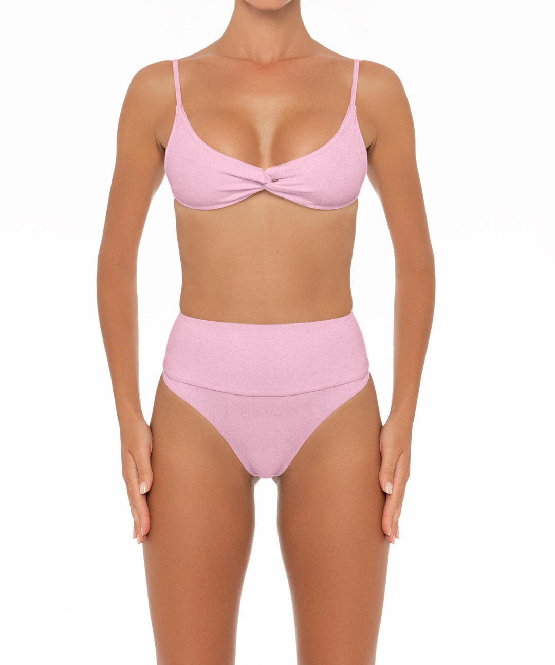 BSWS-B37 High Waisted Wide Band Bikini Bottom
