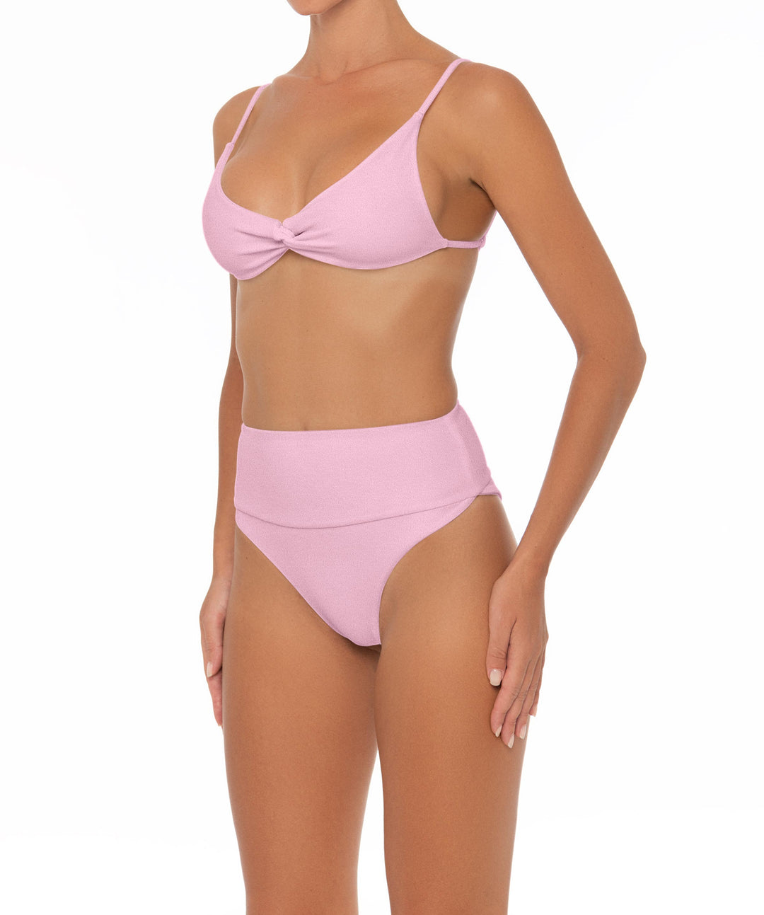 BSWS-B37 High Waisted Wide Band Bikini Bottom