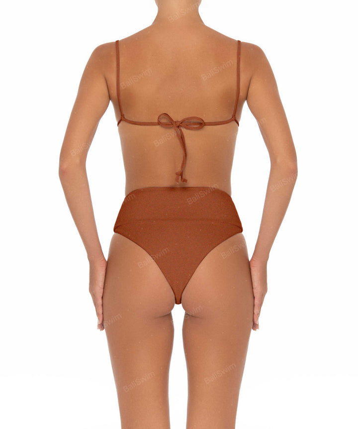 BSWS-B37 High Rise Bikini Bottom