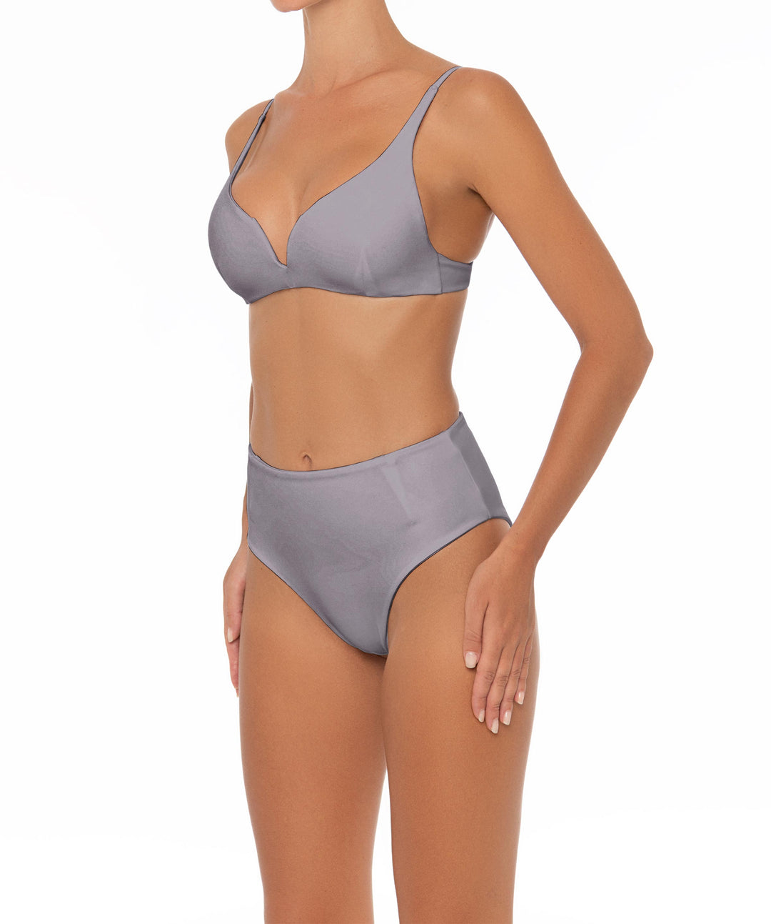 BSWS-B40 Darted High Rise Bikini Bottom
