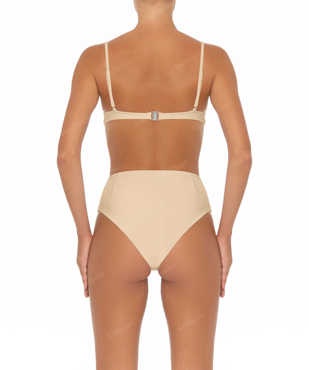 BSWS-B40 Darted High Rise Bikini Bottom