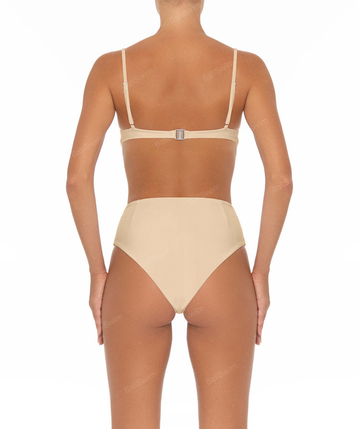 BSWS-B40 Darted High Rise Bikini Bottom