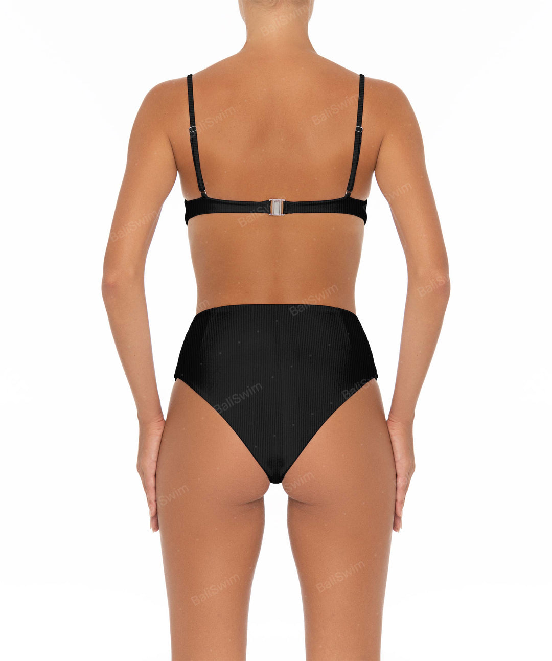 BSWS-B40 Darted High Rise Bikini Bottom