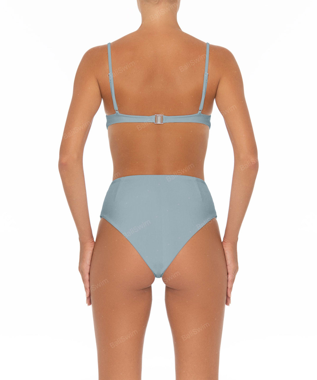 BSWS-B40 Darted High Rise Bikini Bottom