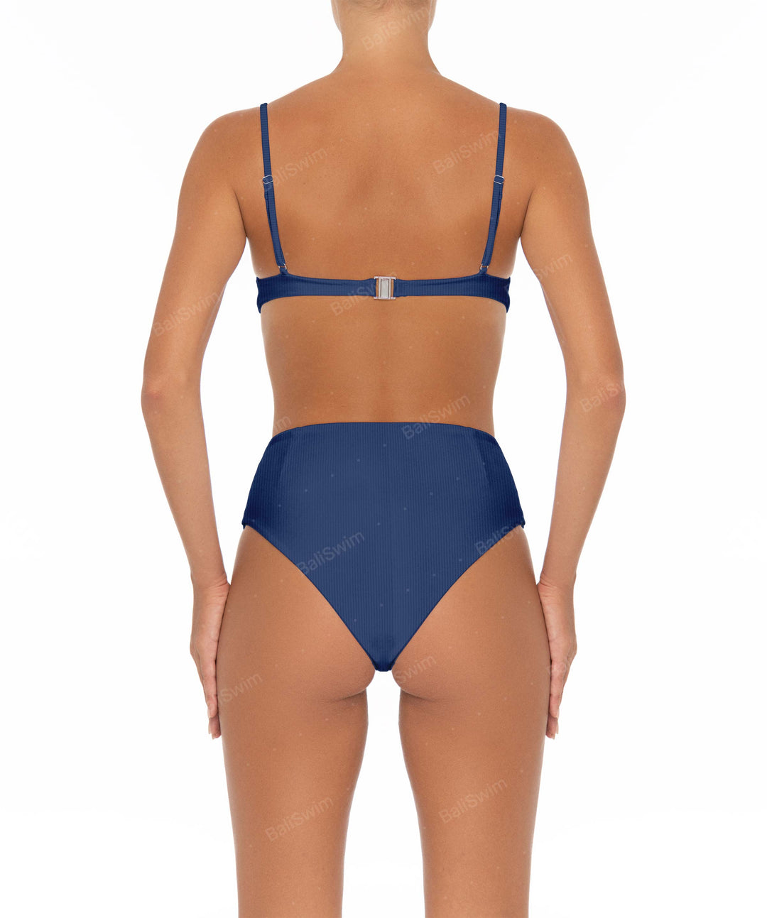 BSWS-B40 Darted High Rise Bikini Bottom