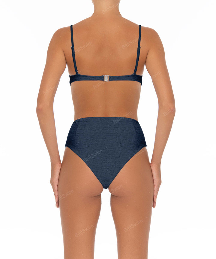 BSWS-B40 Darted High Rise Bikini Bottom