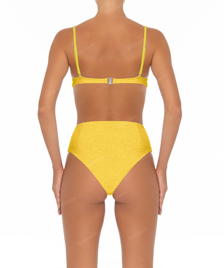 BSWS-B40 Darted High Rise Bikini Bottom