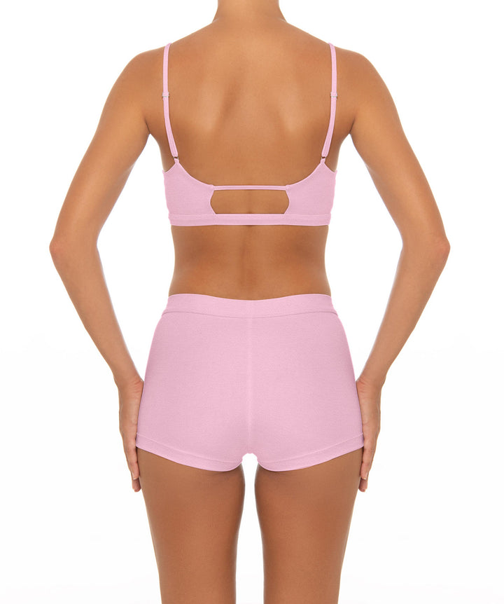 BSWS-T44 Twist Front Bralette Top with Underbust Band