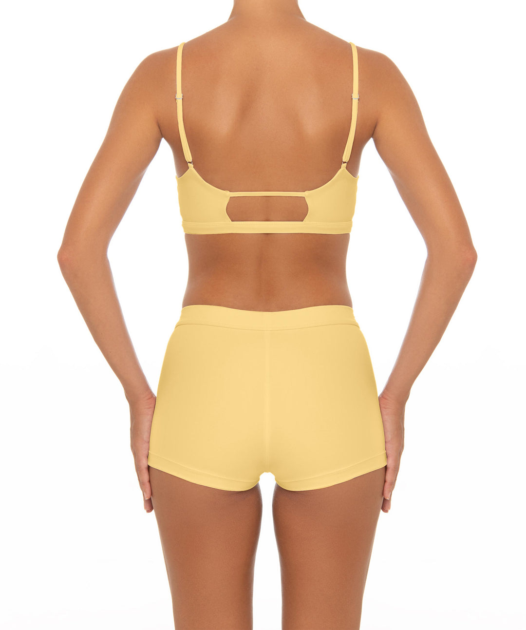 BSWS-T44 Twist Front Bralette Top with Underbust Band