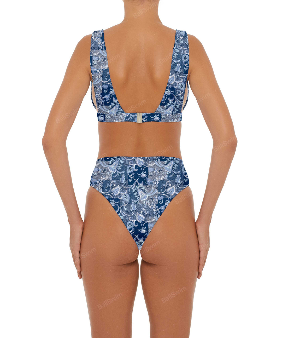 BSWS-T55 Plunge Neck Bikini Top
