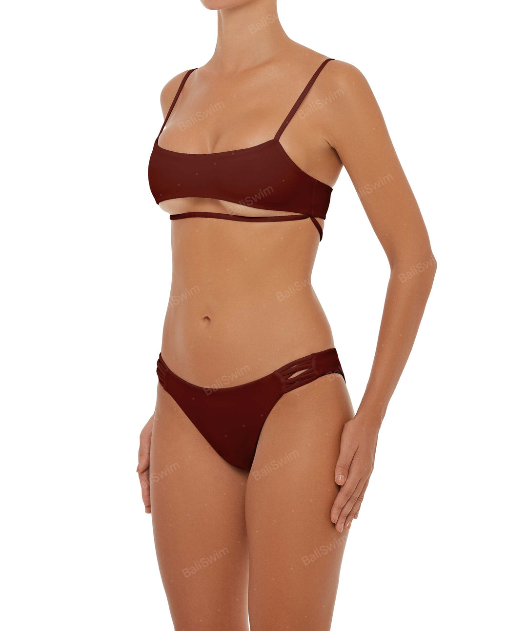 BSWS-TB58rs Bikini Top & Bikini Bottom - Ready Stock Bundle Set