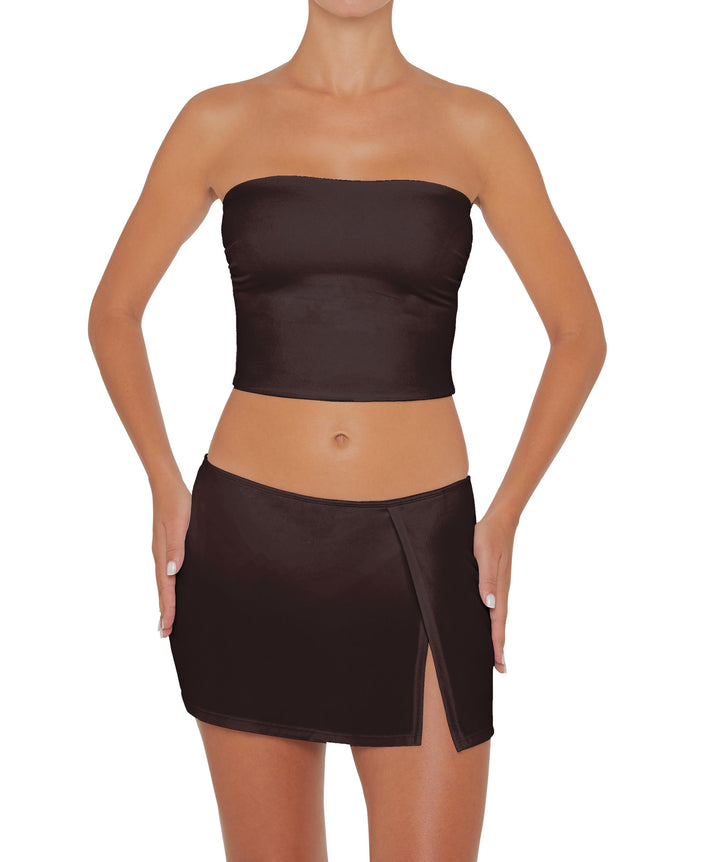 BSWS-B82 Swim Skirt with Side Slit