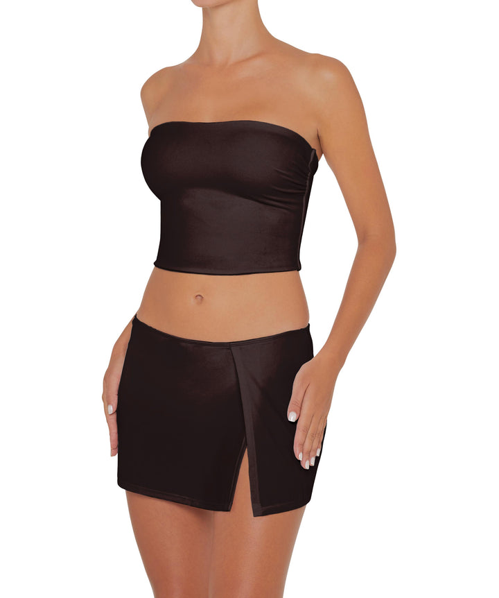 BSWS-B82 Swim Skirt with Side Slit