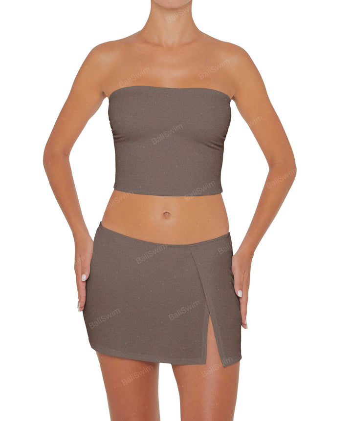 BSWS-T82 Bandeau Tankini Top