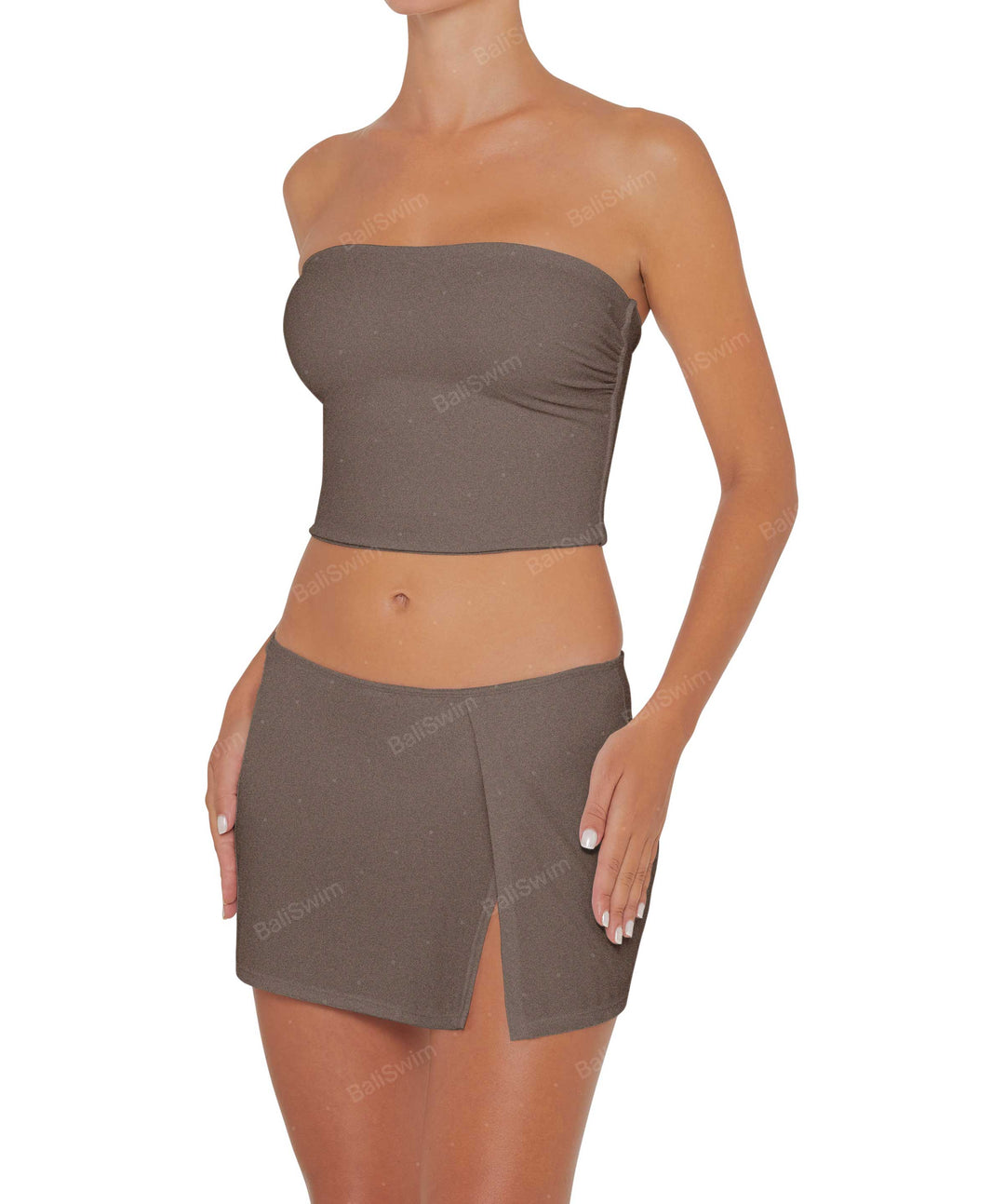 BSWS-T82 Bandeau Tankini Top