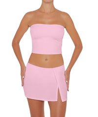 BSWS-T82 Bandeau Tankini Top