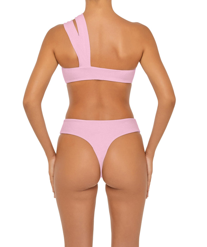 BSWS-T83 Double Strap One Shoulder Bandeau Top
